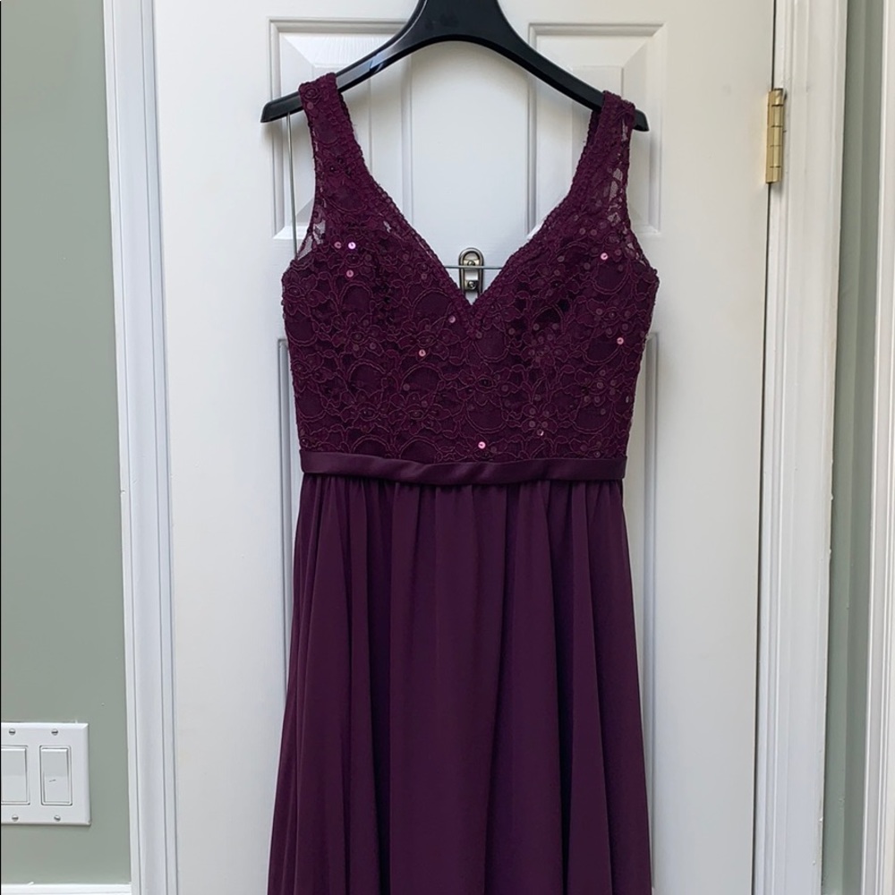 MoriLee Bridesmaid Dress, Plum
